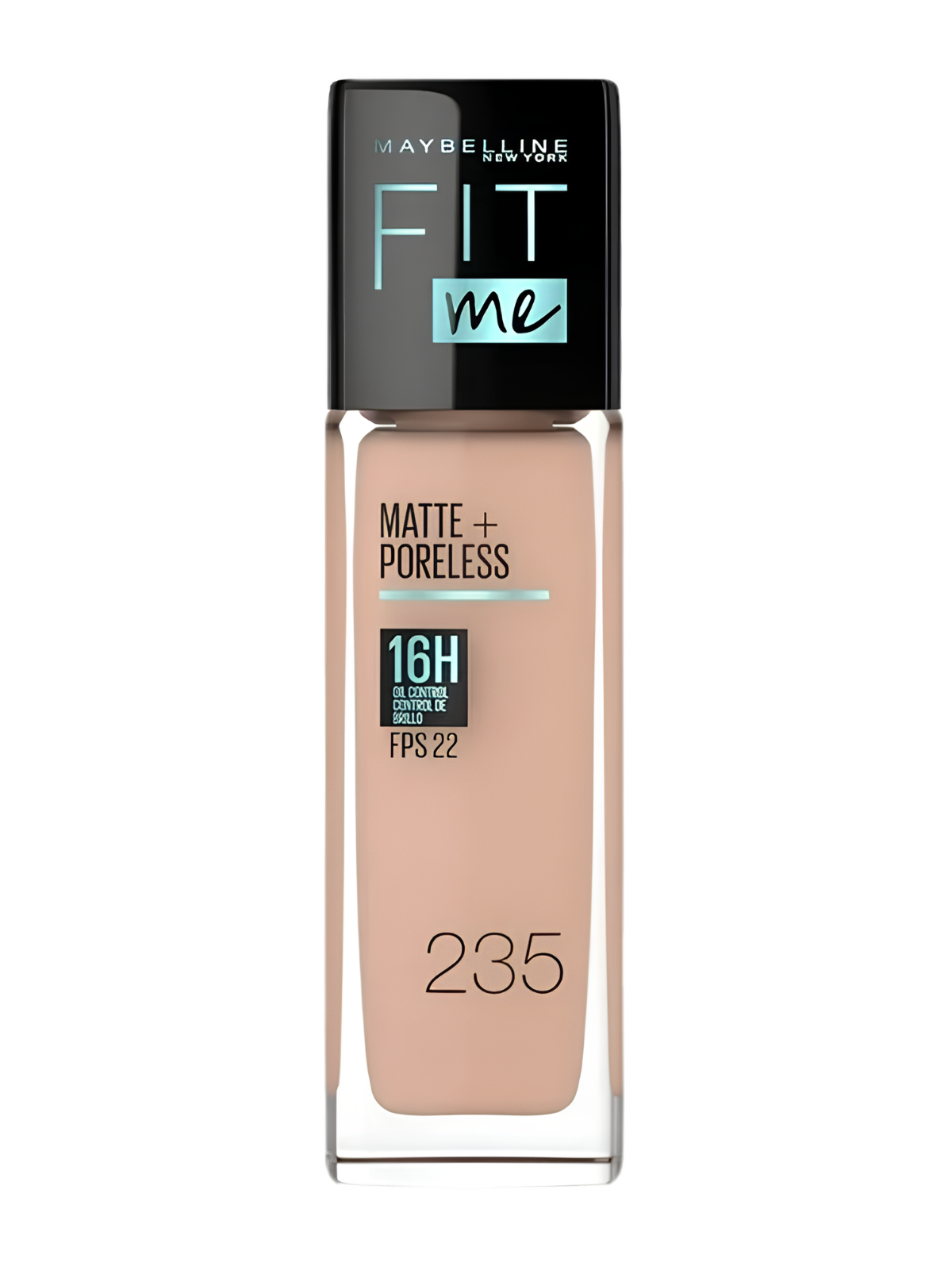 BASE FIT ME MATE + PORELESS 235 PIEL GRASA X 30 ML MAYBELLINE LOREAL
