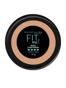 POLVO FIT ME MATE PIEL GRASA 128 X 12G ML MAYBELLINE LOREAL