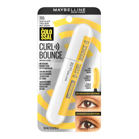 PESTAÑINA COLOSSAL CURL BOUNCE 365 VERY BLACK MAYBELLINE LOREAL