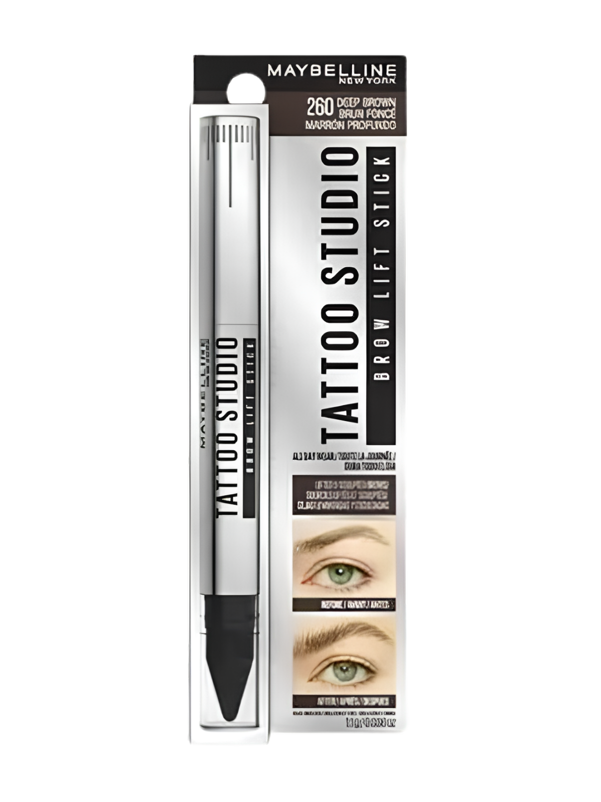 TATTOO STUDIO BROW LIFT 260 MARRON PROFUNDO MAYBELLINE LOREAL