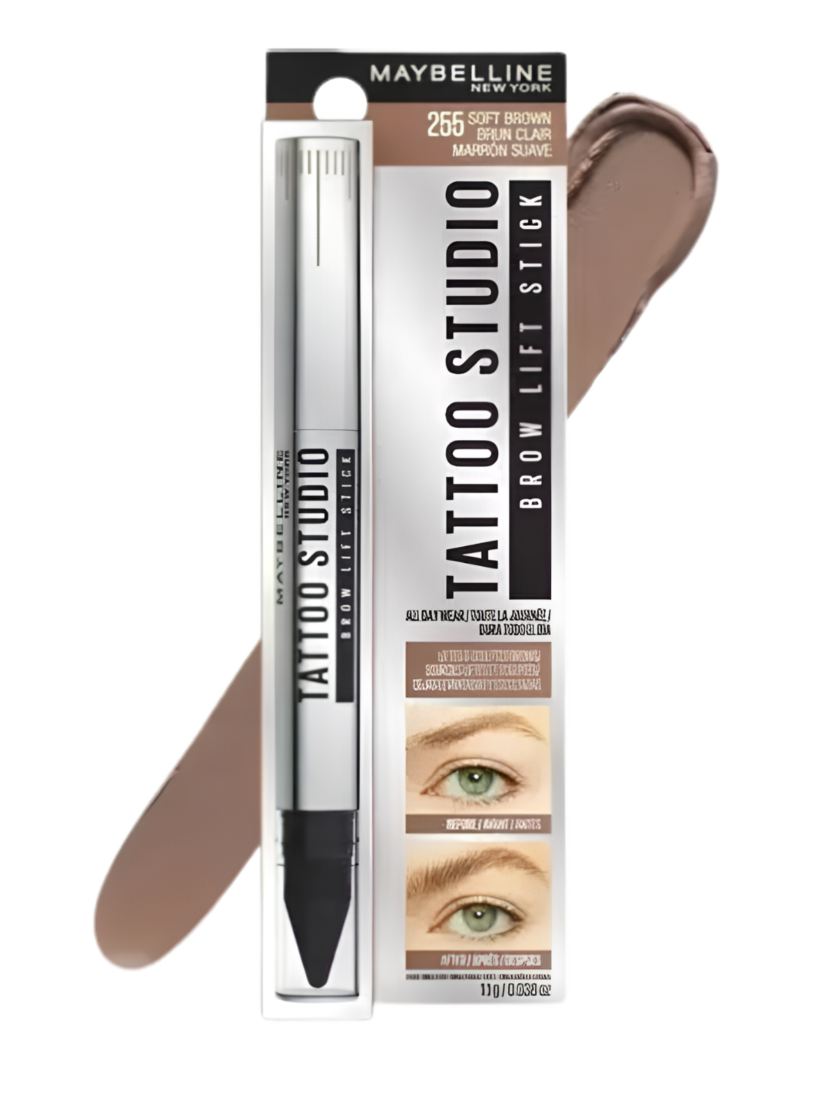 TATTOO STUDIO BROW LIFT 255 MARRON SUAVE MAYBELLINE LOREAL
