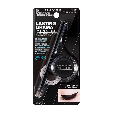GEL DELINEADOR OJOS LASTING DRAMA 950 NEGRO MAYBELLINE LOREAL