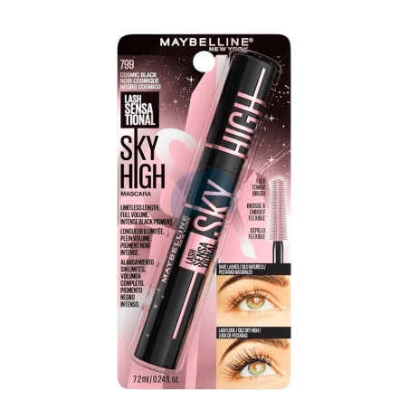PESTAÑINA SKY HIGH 799 COSMIC BLACK MAYBELLINE LOREAL