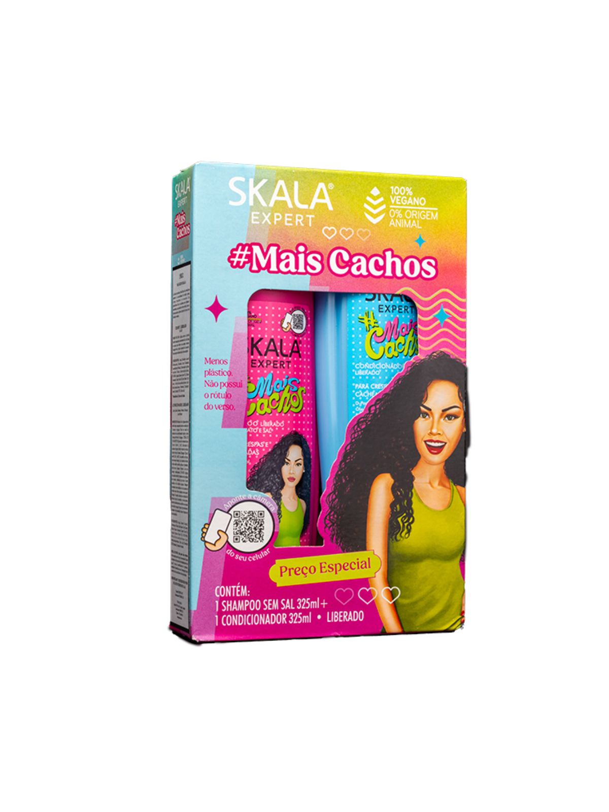 KIT SHAMPO + ACOND SKALA MAS CACHOS X 300 ML MVH