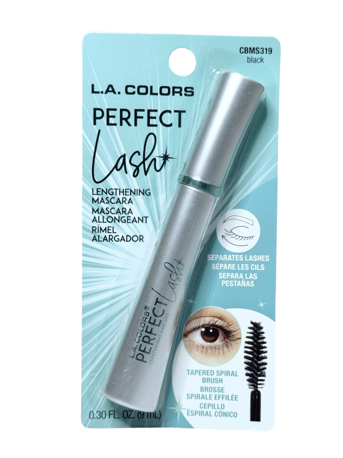 PESTAÑINA PERFECT LENGTHENING BLACK 319 L.A COLORS
