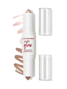 DUO BRONCEADOR EN BARRA JUST GLOW CHAMPAGNE DAZE 595 L.A COLORS