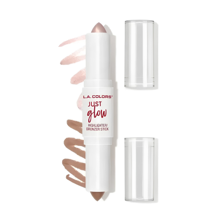 DUO BRONCEADOR EN BARRA JUST GLOW CHAMPAGNE DAZE 595 L.A COLORS