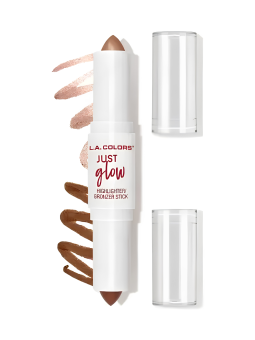 DUO BRONCEADOR EN BARRA JUST GLOW COPPER HAZE 596 L.A COLORS