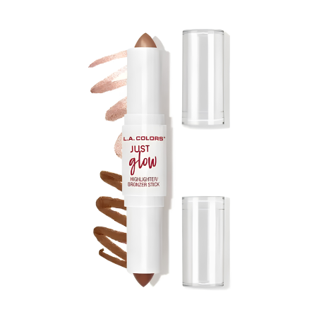 DUO BRONCEADOR EN BARRA JUST GLOW COPPER HAZE 596 L.A COLORS