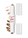 DUO BRONCEADOR EN BARRA JUST GLOW COPPER HAZE 596 L.A COLORS