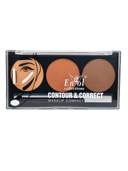 PALETA CONTORNO Y CORRECTOR X 3 TONOS ENGOL