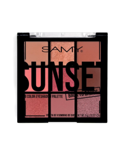PALETA SOMBRA X 9 TONOS N 16 SUNSET SAMY