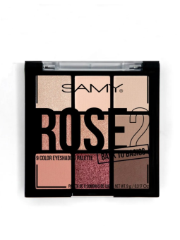 PALETA SOMBRA X 9 TONOS N 17 ROSE 2 SAMY