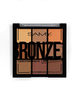 PALETA SOMBRA X 9 TONOS N 18 BRONZE 2 SAMY