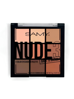 PALETA SOMBRA X 9 TONOS N 19 NUDE 3 SAMY