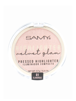 POLVO COMPACTO ILUMINADOR VELVET GLAM 01 SAMY
