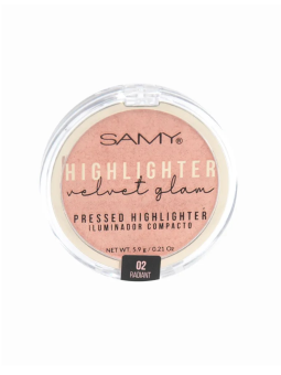 POLVO COMPACTO ILUMINADOR VELVET GLAM 02 SAMY