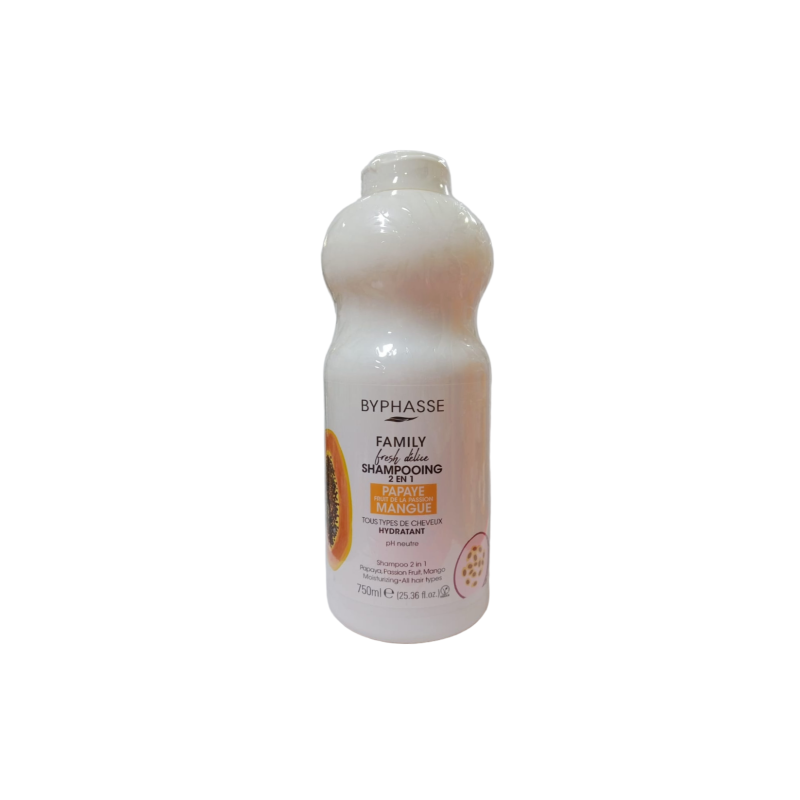 SHAMPO PAPAYA 2 EN 1 X 750 ML BYPHASSE SAMY