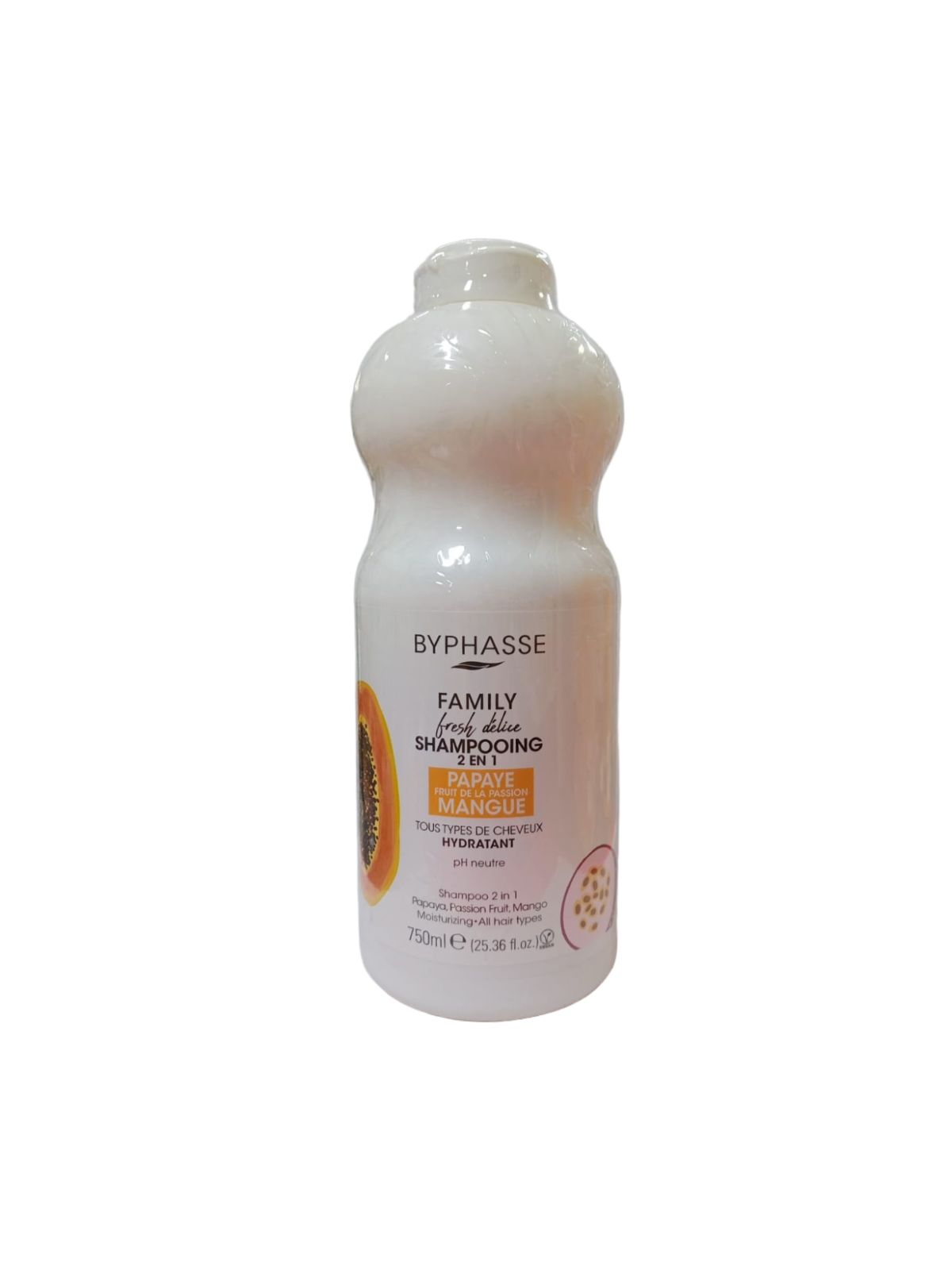 SHAMPO PAPAYA 2 EN 1 X 750 ML BYPHASSE SAMY