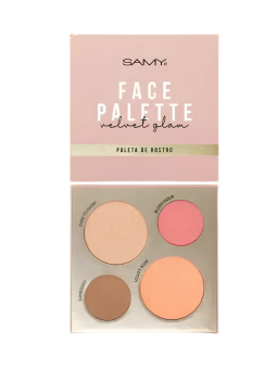 PALETA ROSTRO VELVET GLAM SAMY