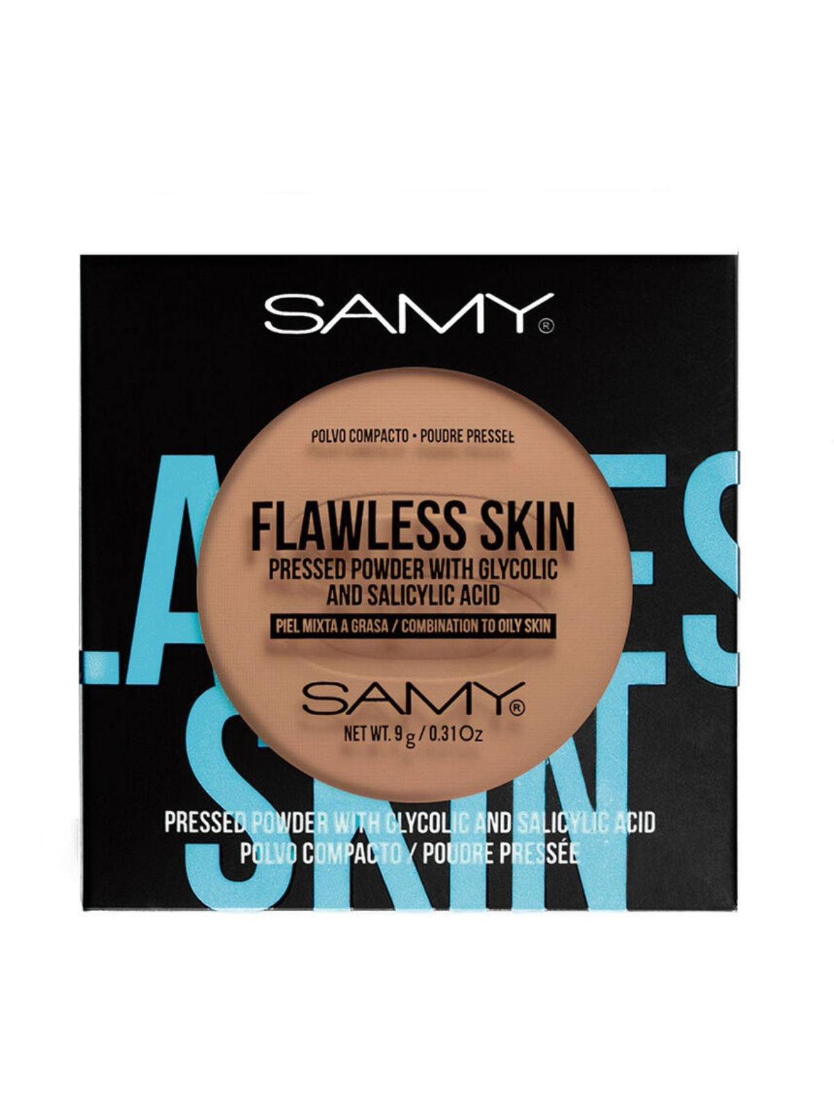 POLVO COMPACTO PIEL MIXTA A GRASA N 05 NEUTRAL TAN SAMY