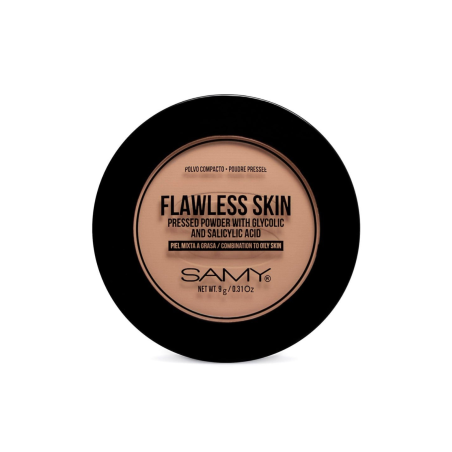 POLVO COMPACTO PIEL MIXTA A GRASA N 04 MEDIUM TAN SAMY