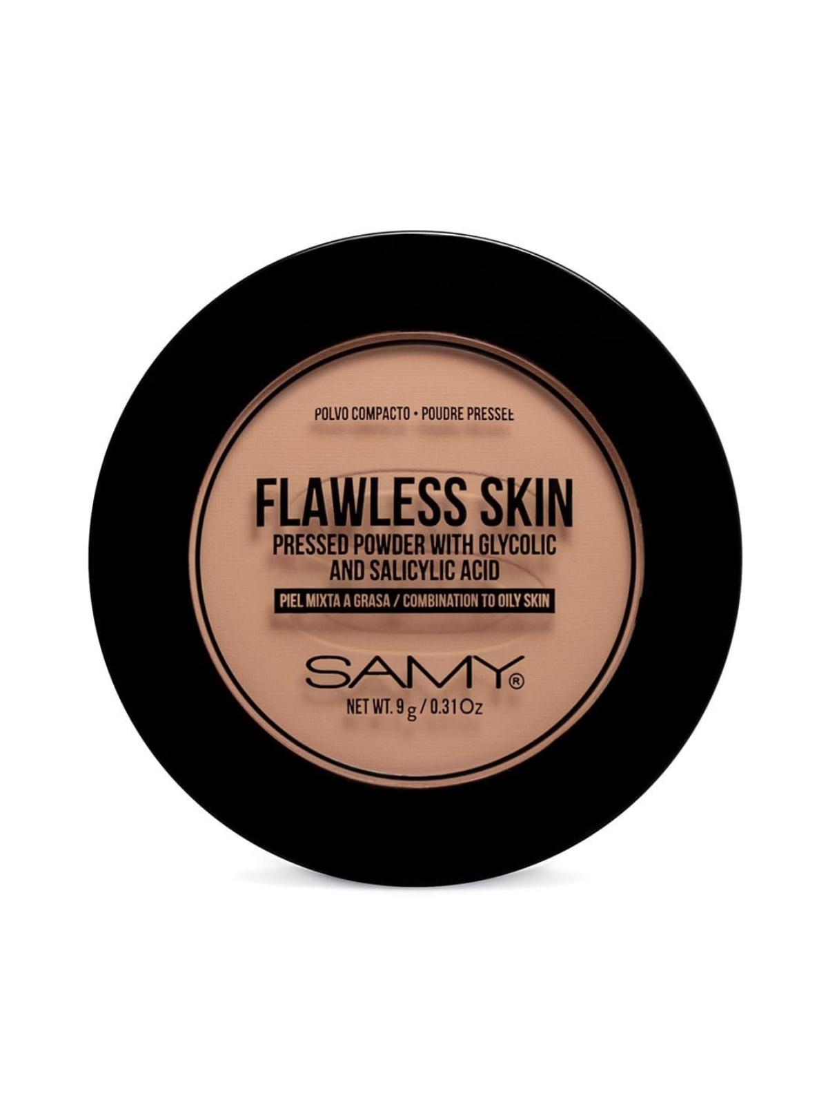 POLVO COMPACTO PIEL MIXTA A GRASA N 04 MEDIUM TAN SAMY