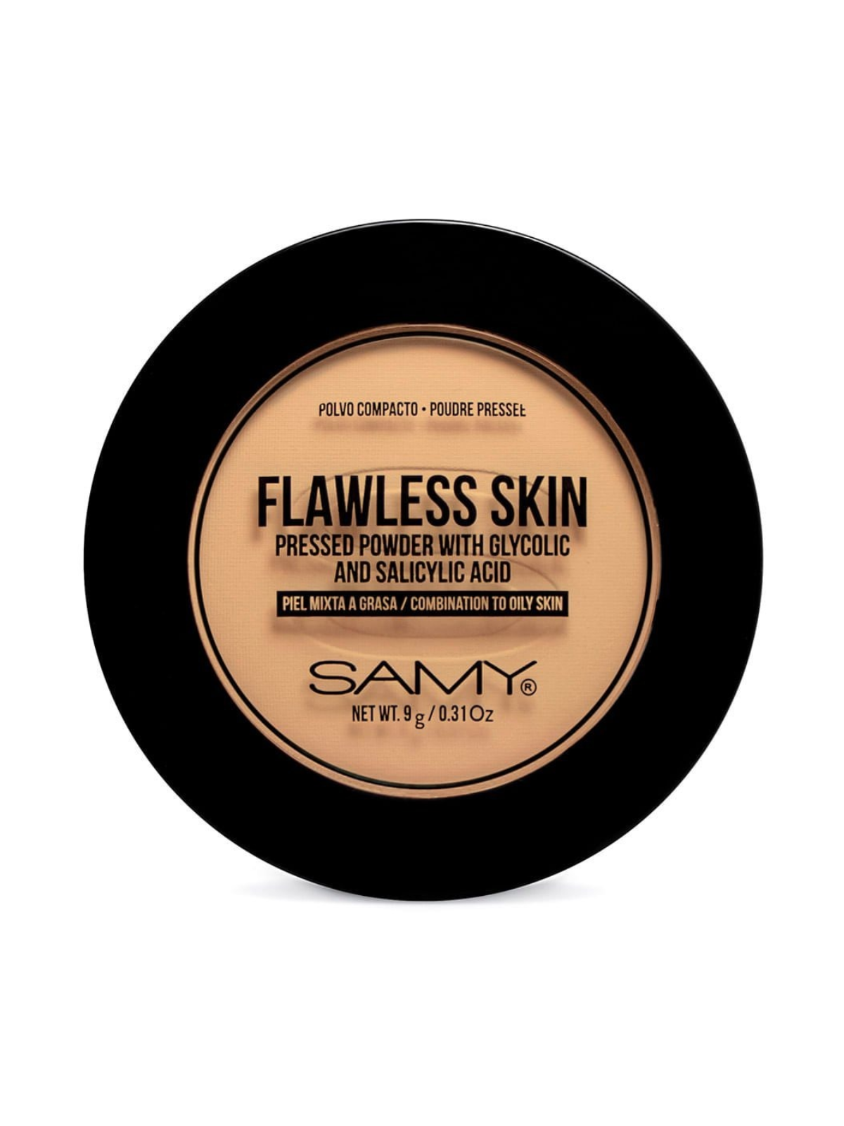 POLVO COMPACTO PIEL MIXTA A GRASA N 03 MEDIUM SAMY