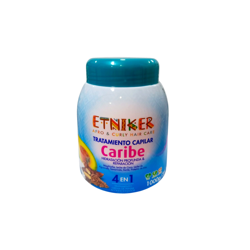 TTO AFRO ETNIKER 4 EN 1 CARIBE X 1000 ML L MAR
