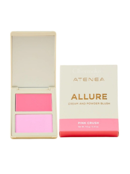 DUO RUBOR EN CREMA Y COMPACTO PINK CRUSH LULA ATENEA