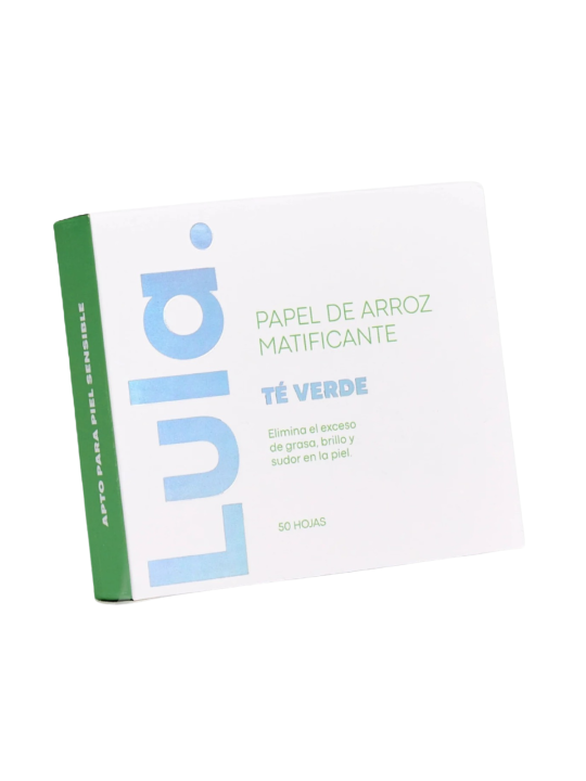 PAPEL DE ARROZ MATIFICANTE VERDE X 50 LULA ATENEA