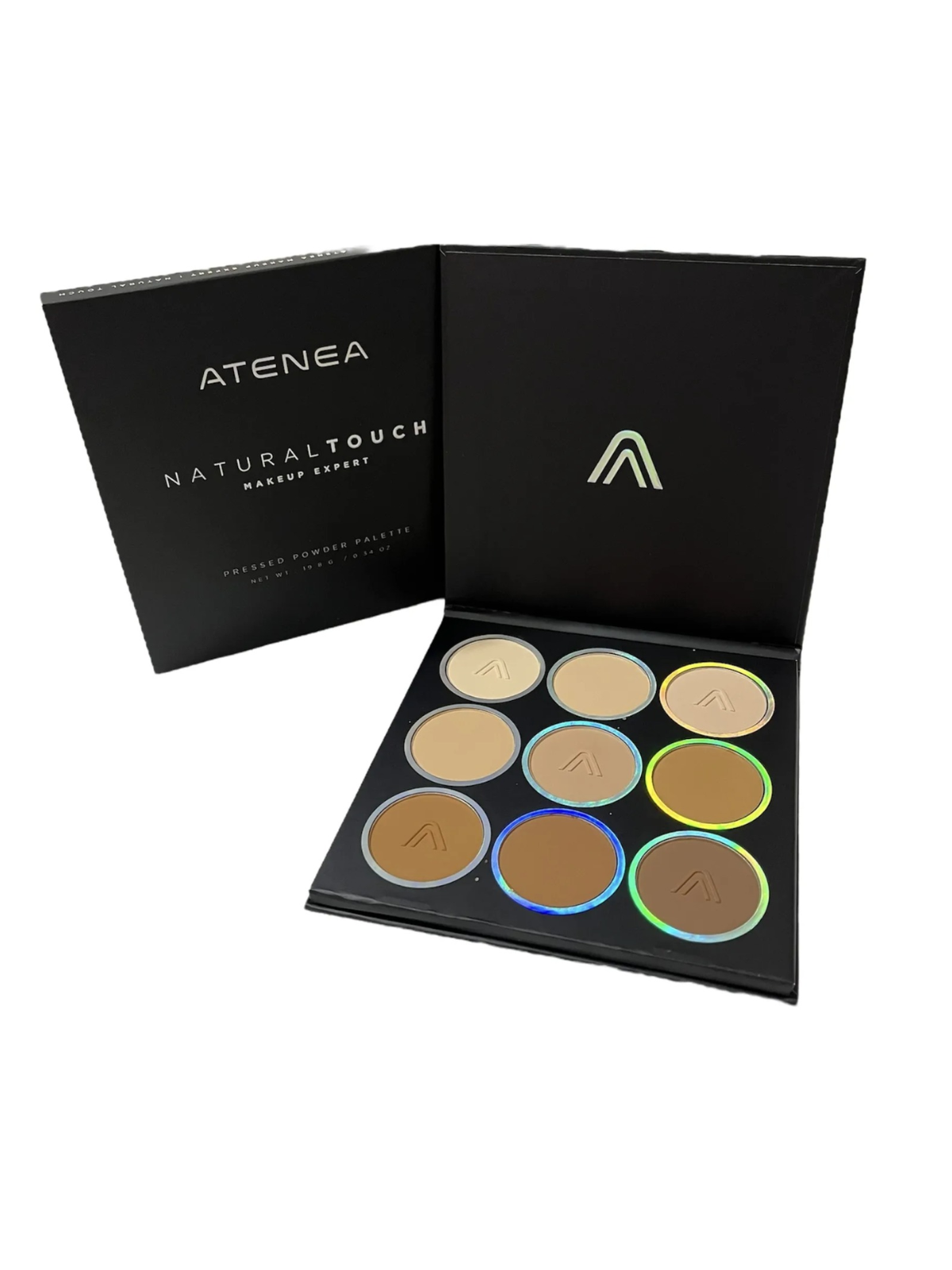 PALETA DE POLVOS X 9 TONOS NATURAL TOUCH ATENEA