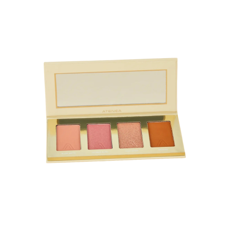 PALETA RUBOR, BRONZER ILUMINADOR ESSENTIAL ATENEA