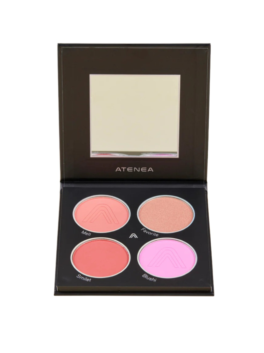 PALETA RUBOR X 4 GLAM BLACK ATENEA