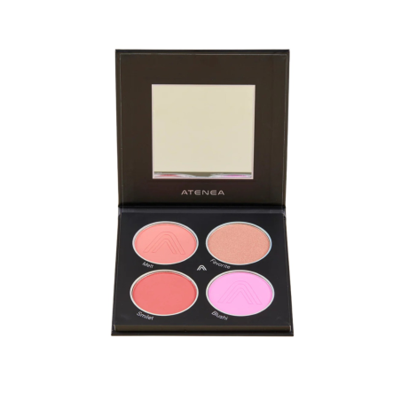 PALETA RUBOR X 4 GLAM BLACK ATENEA