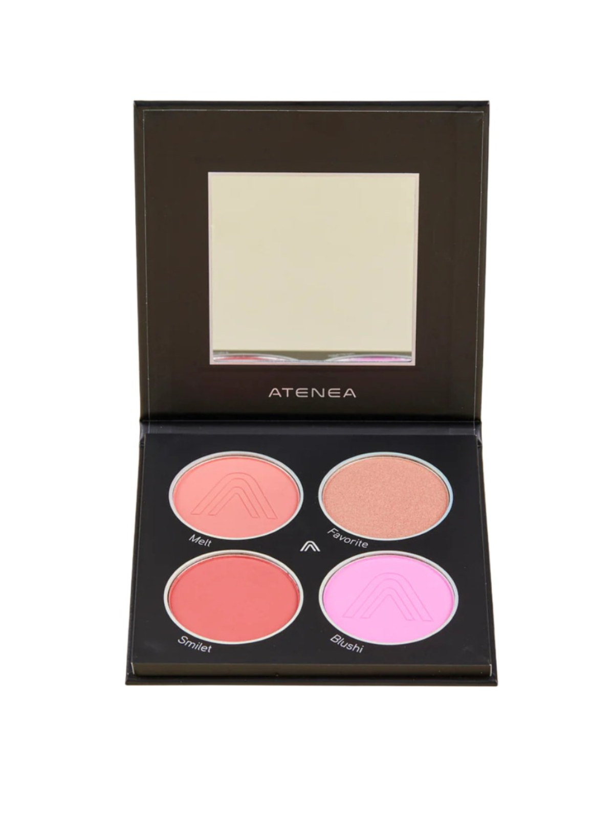 PALETA RUBOR X 4 GLAM BLACK ATENEA