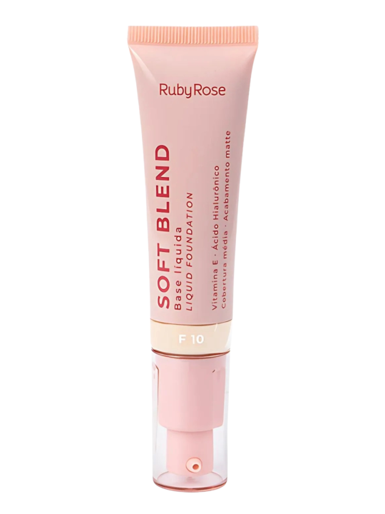 BASE LIQUIDA SOFT BLEND F10 301-0001 RUBY ROSE