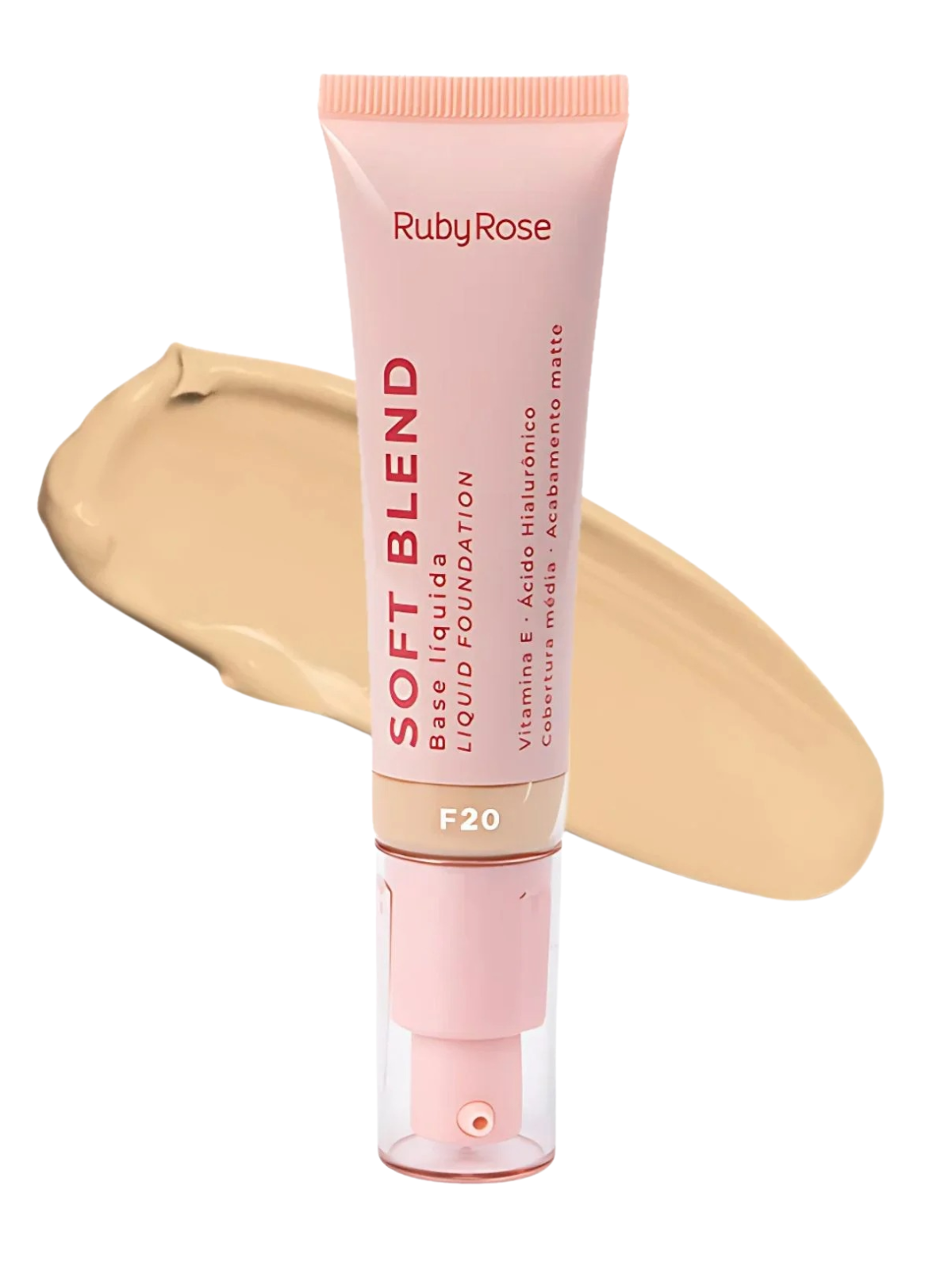 BASE LIQUIDA SOFT BLEND F20 301-0002 RUBY ROSE