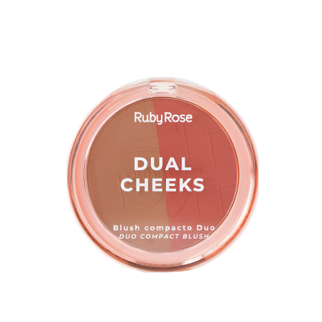 RUBOR DUAL CHEEKS CHAMPAGNE RUBY ROSE