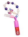TINTA + GLOSS + LLAVERO 3108 FUCSIA