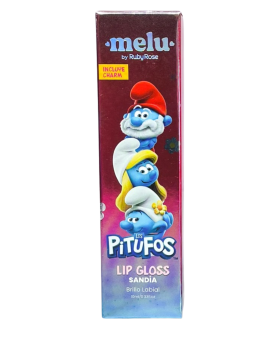 LIP GLOSS COLAPSIBLE SANDIA PITUFOS RUBY ROSE