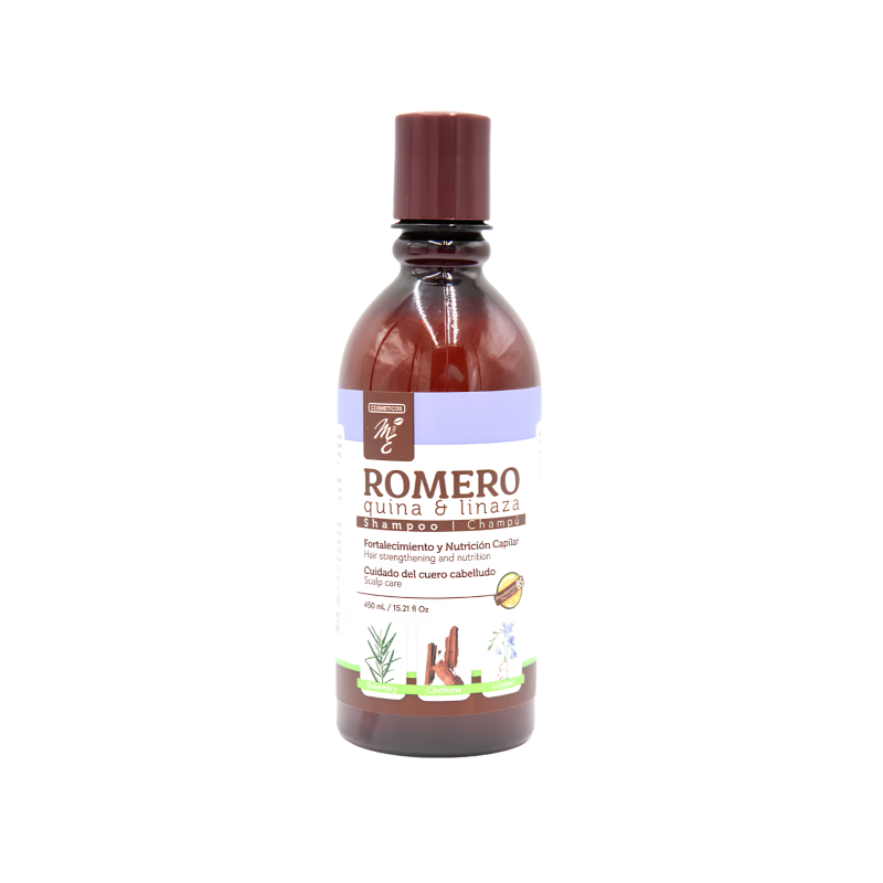 SHAMPO ROMERO QUINA Y LINAZA X 450 ML MYE