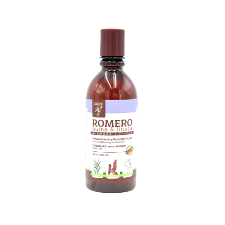 SHAMPO ROMERO QUINA Y LINAZA X 450 ML MYE
