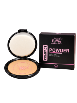 POLVO COMPACTO NEGRO CON ESPEJO 01 PC908 ENGOL