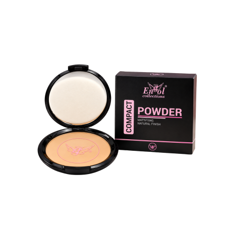 POLVO COMPACTO NEGRO CON ESPEJO 01 PC908 ENGOL