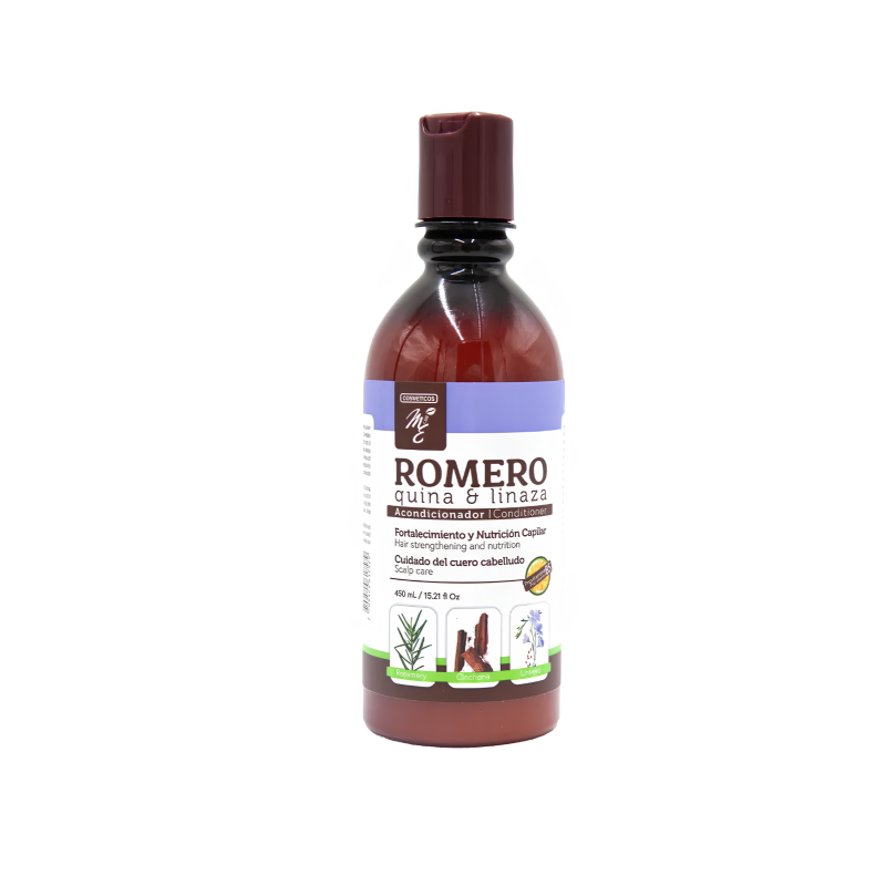 ACOND ROMERO QUINA Y LINAZA X 450 ML MYE