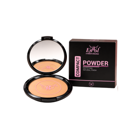 POLVO COMPACTO NEGRO CON ESPEJO 05 PC908 ENGOL
