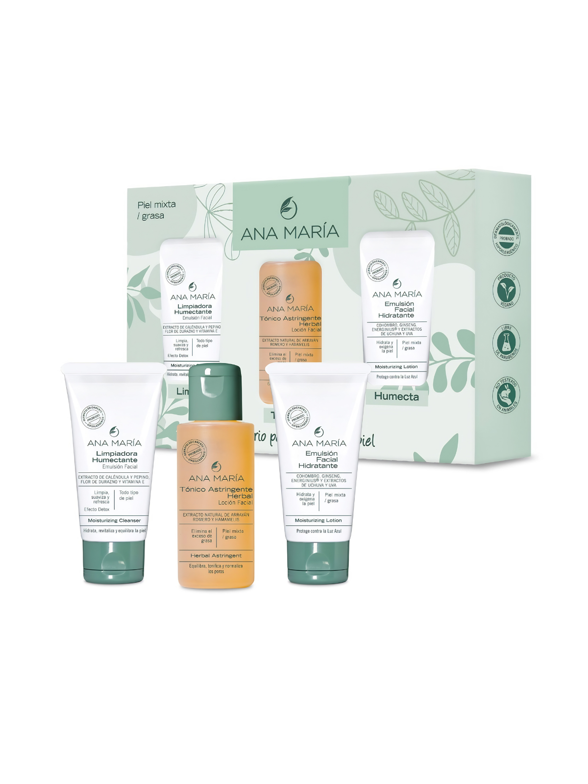 KIT CUIDADO FACIAL EQUILIBRANTE ANA MARIA