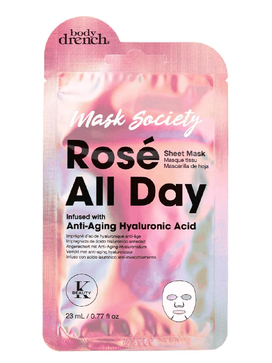 MASK VELO FACIAL ROSE ALL DAY X 23 ML 9254 ELITE