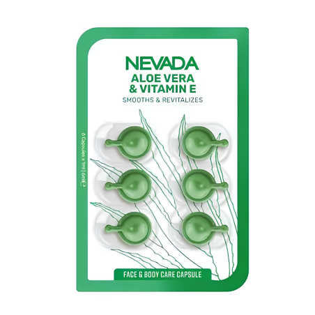 CAPSULA FACIAL Y CORPORAL ALOE VERA Y VIT E NEVADA